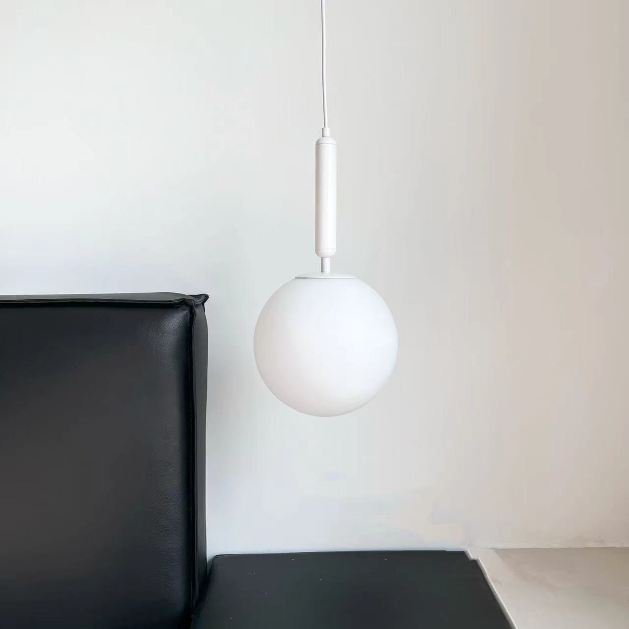 Pendente Luminária Globo de Vidro Moderno Minimalista