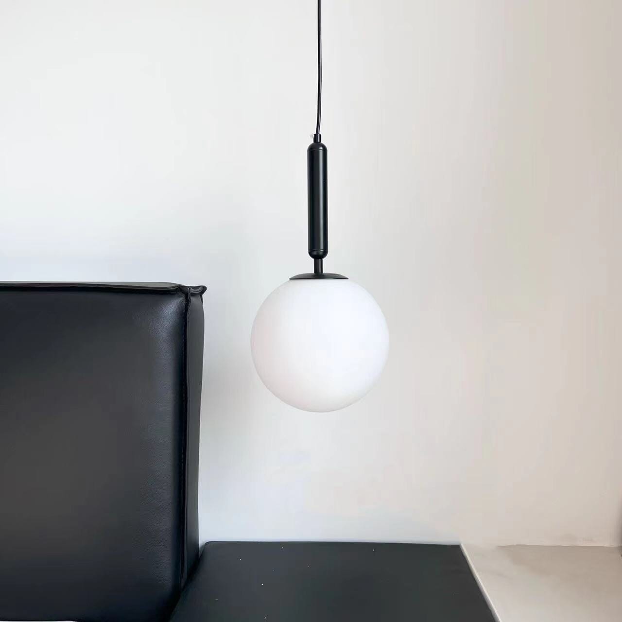 Pendente Luminária Globo de Vidro Moderno Minimalista